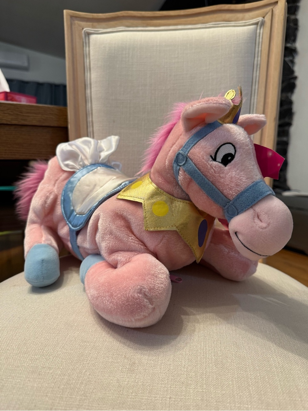 NWT Disney PJPals Keeper Princess Pony Plush